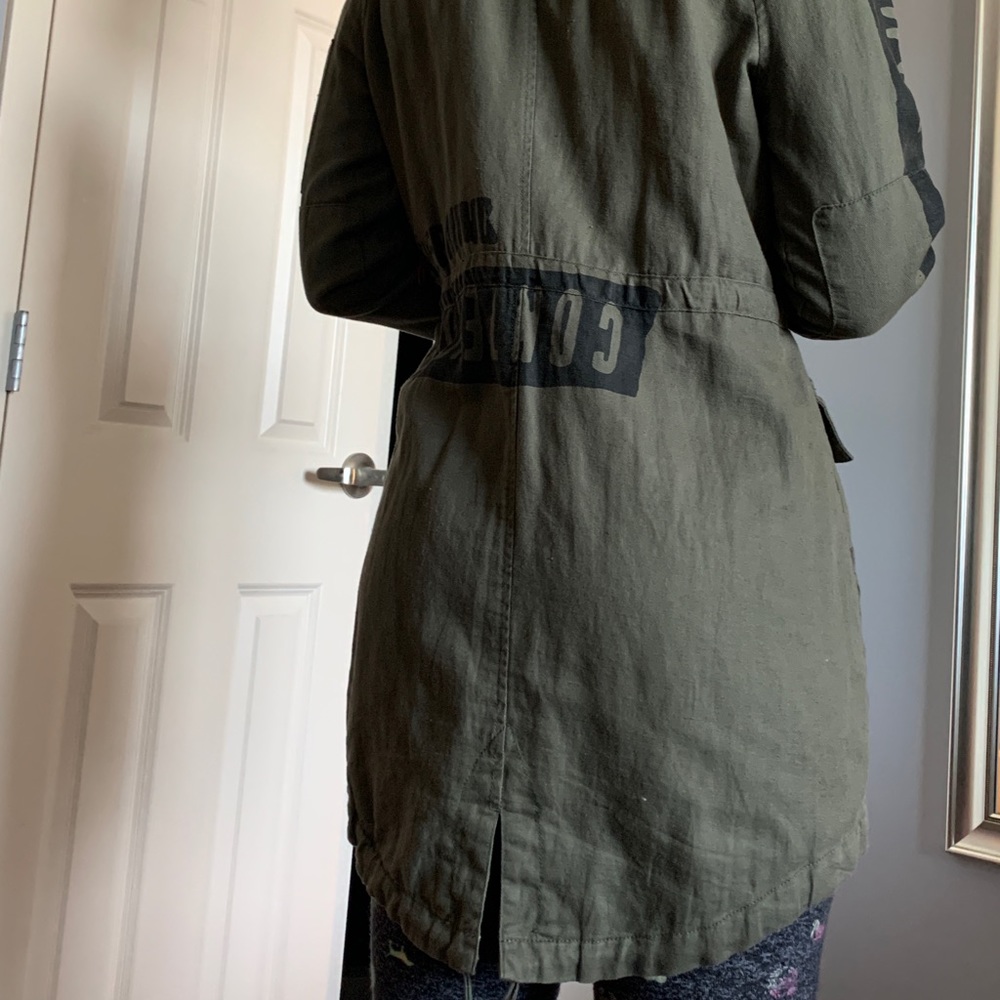 Women true religion parka jacket